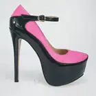 SEIIHEM ручной работы; Женская обувь на платформе; Туфли-лодочки Ремешок на щиколотке босоножки на высоких каблуках; Вечерние туфли для выпускного бала; Женские сапоги; Новая женская большой размер 43, 44, 45, 47 50 52