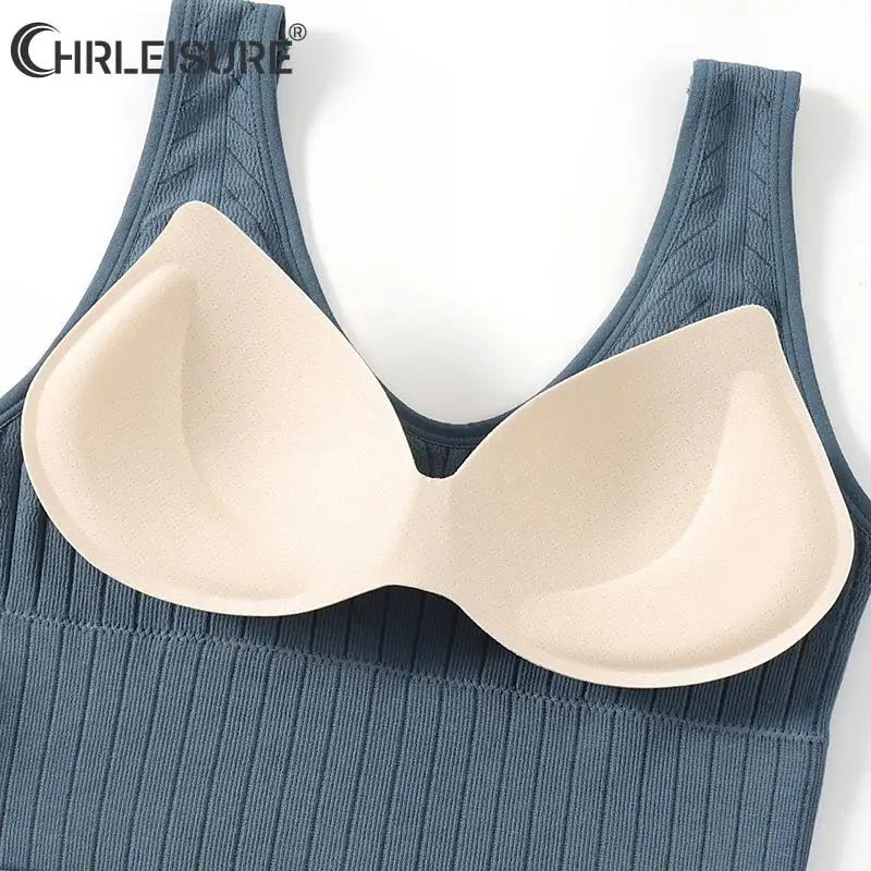 Женский бесшовный спортивный укороченный топ сексуальный бюстгальтер женские