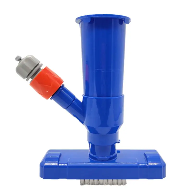 

Pool Supply Portable Deluxe Jet Pool Vacuum Underwater Cleaner with 5 Section Pol e, Scrub Brushes