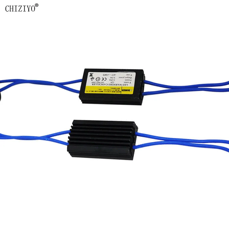2pcs 12V LED Warning Canceller Decoder 501 T10 W5W Car Lights NO Error Canbus OCB Load Resistor Code Reader Diagnostic CHIZIYO | Автомобили