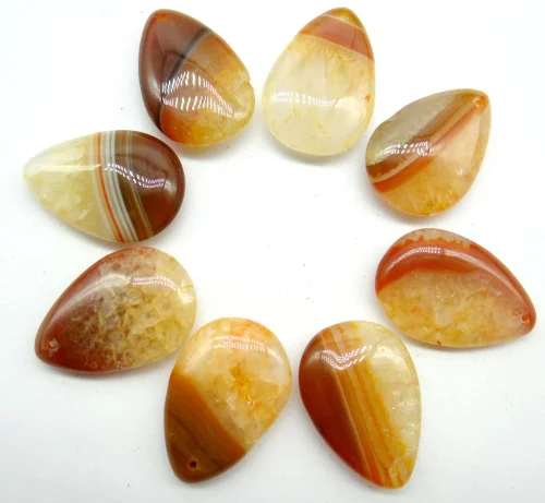 Натуральный камень бразильский кварц кристалл подвеска-Агат КАПЛЕВИДНАЯ