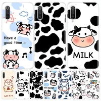dairy cattle cow speckle cute silicon call phone case for xiaomi redmi note 10 pro 11 9 10s 8 9s 11s 11t 8t 7 9a 9c 9t 7a 8a
