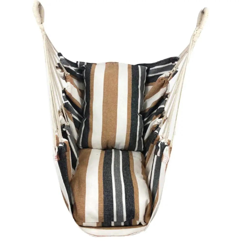 

Garden Hang Chair Canvas Swing Chair Hanging Rope Chair Garden Indoor Outdoor Hammocks Camping Swing Hanging