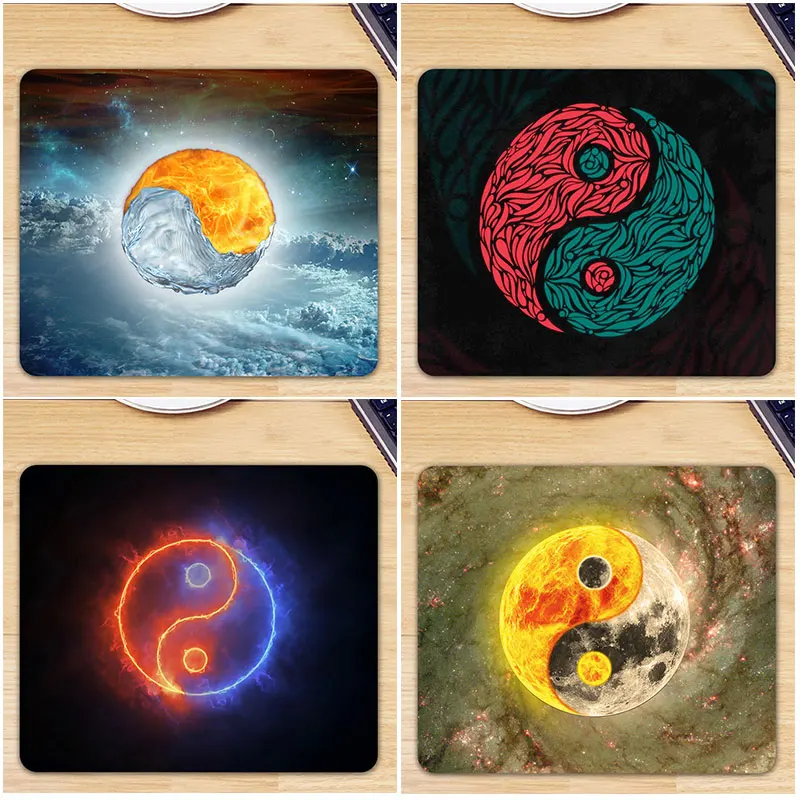 Новое поступление коврик для мыши с логотипом Tai Ji Chi Yin Yang компьютерная игра