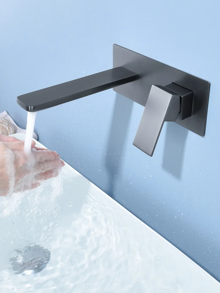 

Матовый медный смеситель для ванной комнаты, латунный кран для раковины, с одной ручкой, для горячей и холодной воды, золотистый