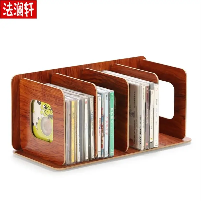 Деревянный приемный креативный стеллаж для Cd дисков Dvd пленки шкаф хранения F1003| |