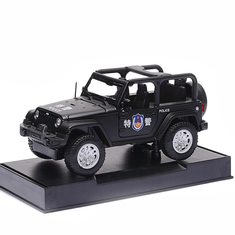 JIAYE 1/32 легкосплавная модель автомобиля с основанием Wrangler камуфляжная имитация
