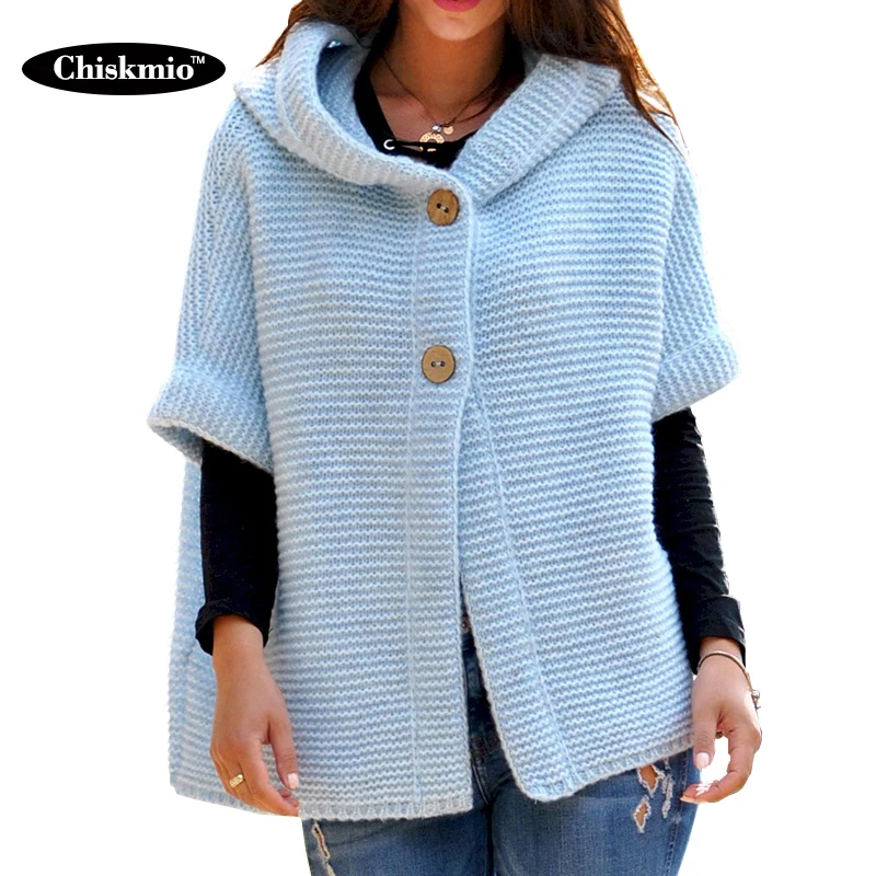 

Cardigan Knitted Outwear Women Sweater Hoodie Button Single-breasted Knitwear Half Sleeve Overize Cardigans Jumper Sweater Women
