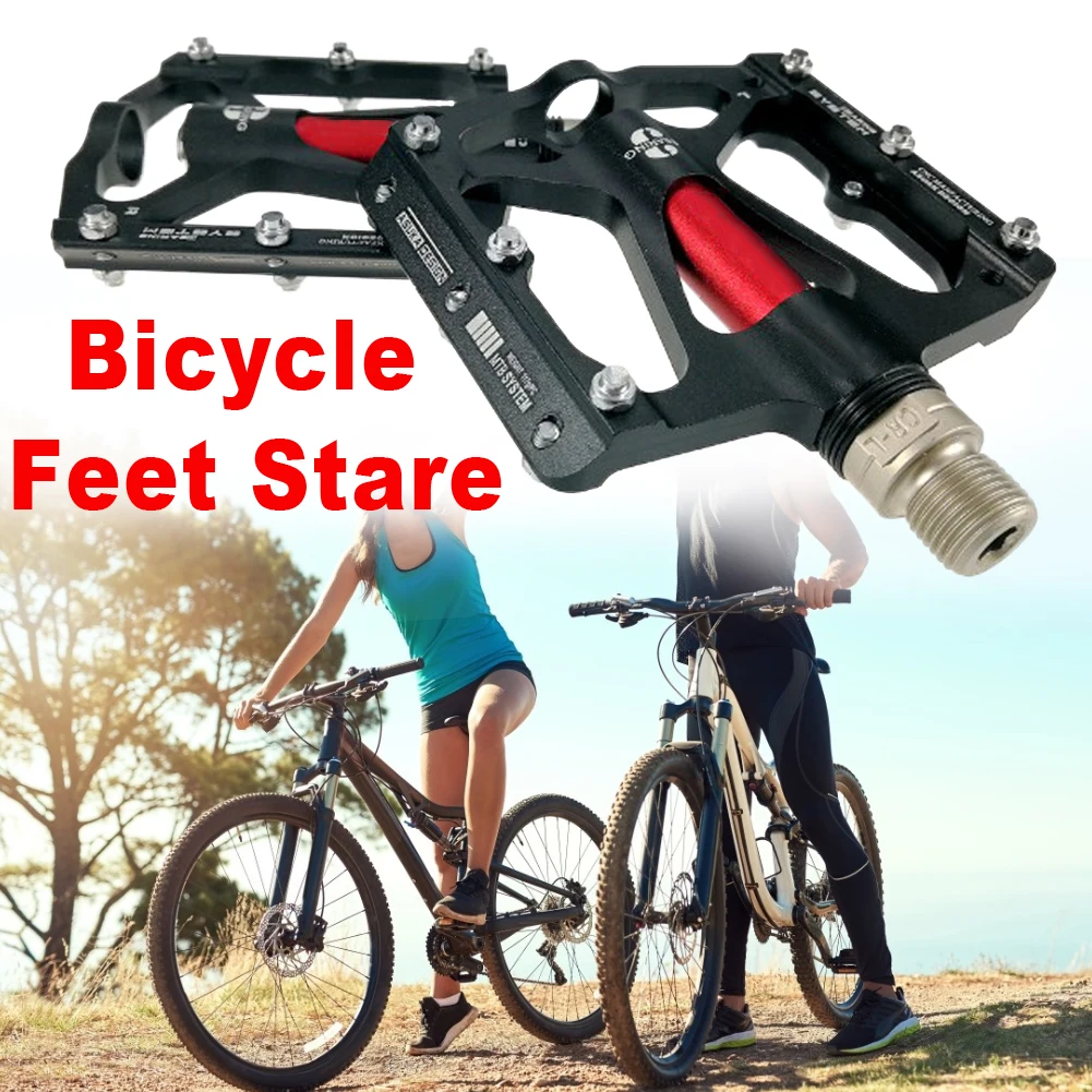 

New Arrivals MTB Mountain Road Bike 3 Bearings Pedals flat Platform Bicycle Pedal Light Weight MTB Bicycle Track
