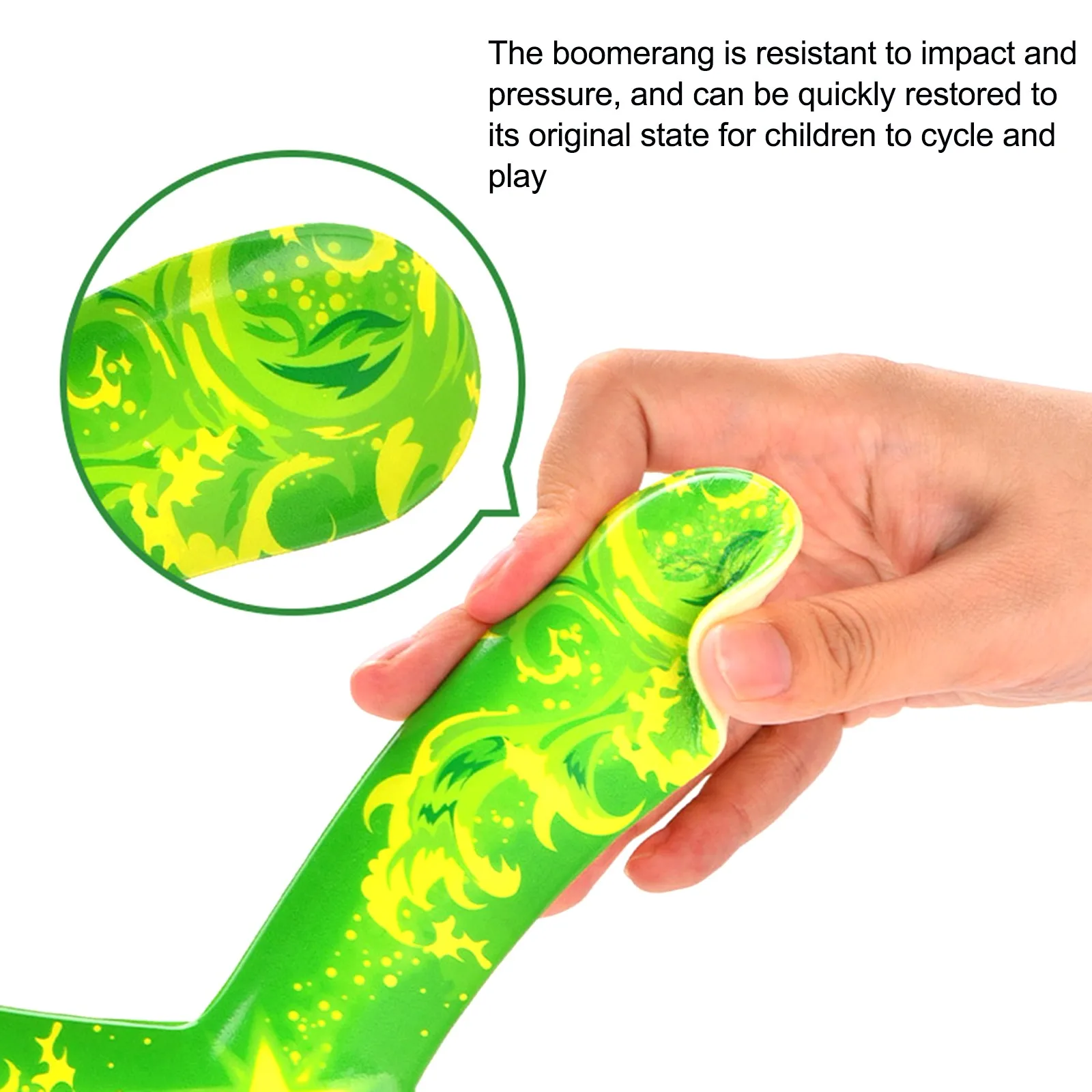 

2pcs ProQWsional Boomerang Children's Toy Puzzle Decompression Outdoor Products Funny Interactive Family Outdoor Sport Toy Gift