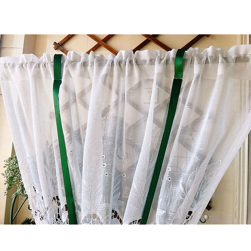 

1pc Ins French pastoral style Finished small curtains Lifting curtains Balloon curtains Door Curtains Partition curtains