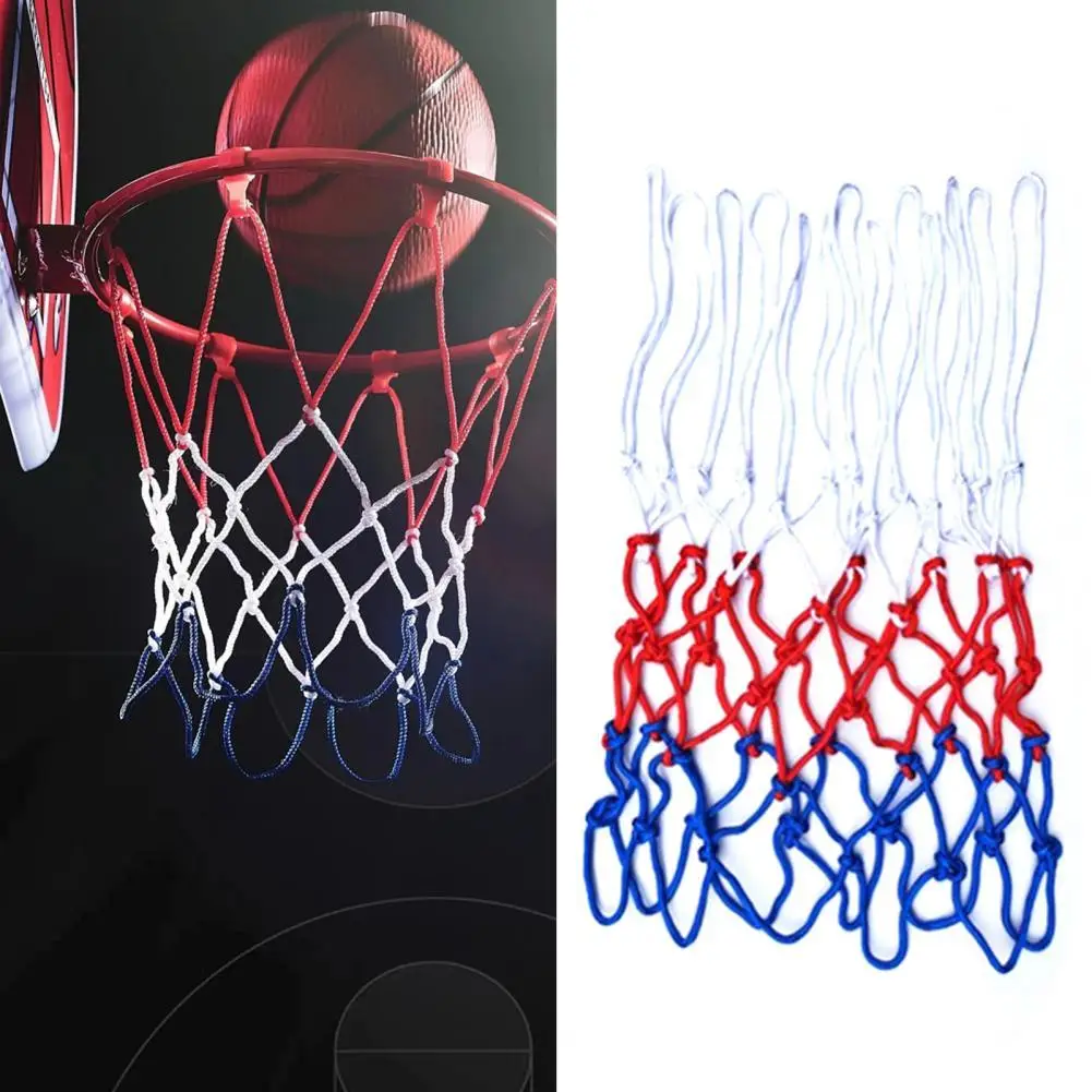 Multi Color 2Pcs Useful Braided Rainproof Basketball Hoop Mesh Nylon Net Professional for Outdoor | Спорт и развлечения