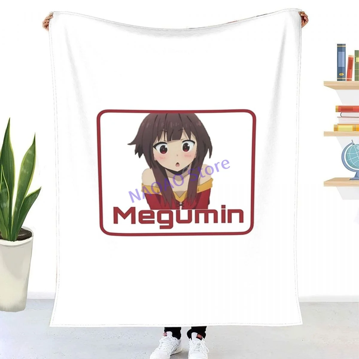 

Konosuba Mequmin Throw Blanket Sheets On The Bed, Blanket On The Sofa, Decorative Lattice Bedspreads, Sofa Covers