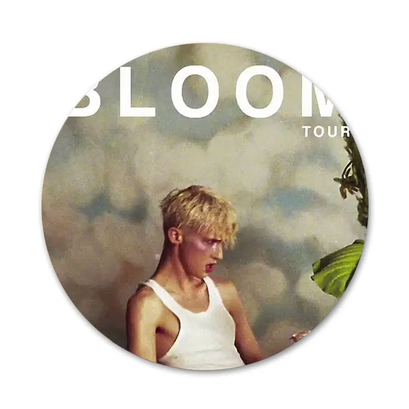 Значок Troye Sivan брошь заколка аксессуары для одежды рюкзака украшение подарок 58 мм