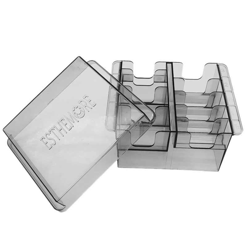 

8 Grid Universal Electric Clippers Storage Box Rack Electric Clippers Comb Holder Hairdressing Tools Haircut Accessories