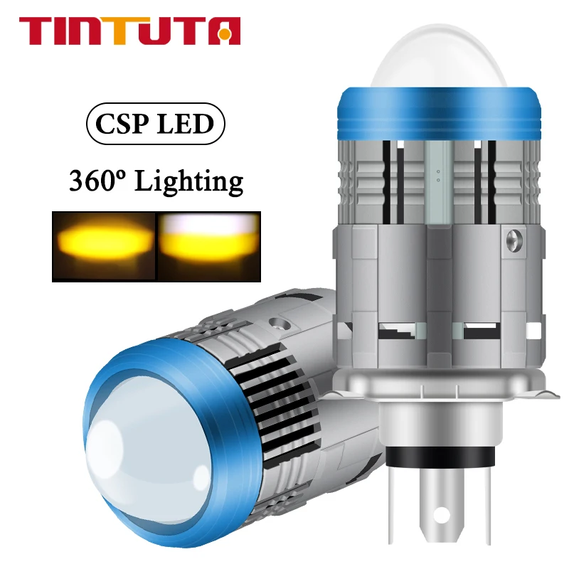 

New 1PC Led H4 P15D Motorcycle Headlight Super Bright 12-32V 6000k Motorcycle Scooter Light Lamp ATV Moto Accessories Fog Lamp