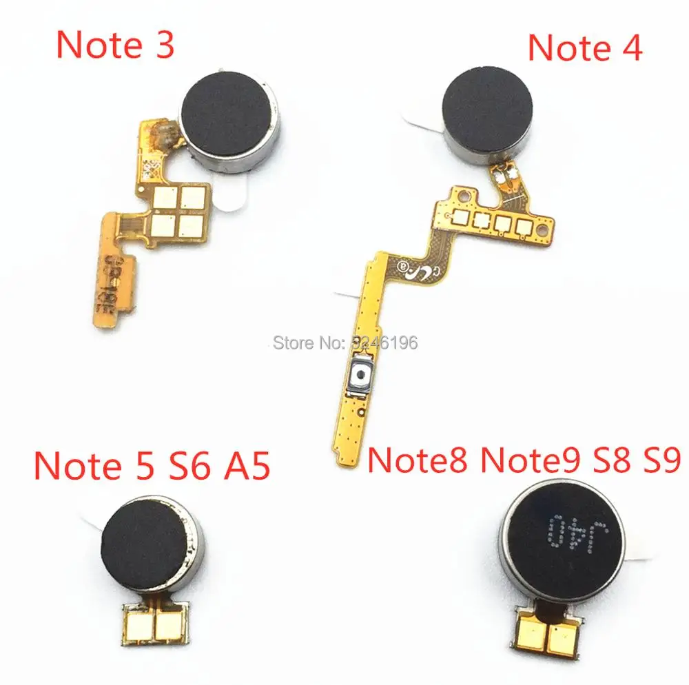 

1pcs Vibrator Buzzer Vibration Motor Flex Cable For Samsung Galaxy Note 3 4 5 S6 A5 Note 8 Note 9 S8 S9 N7100 N900 N9005 N910 N920 Replacement Parts