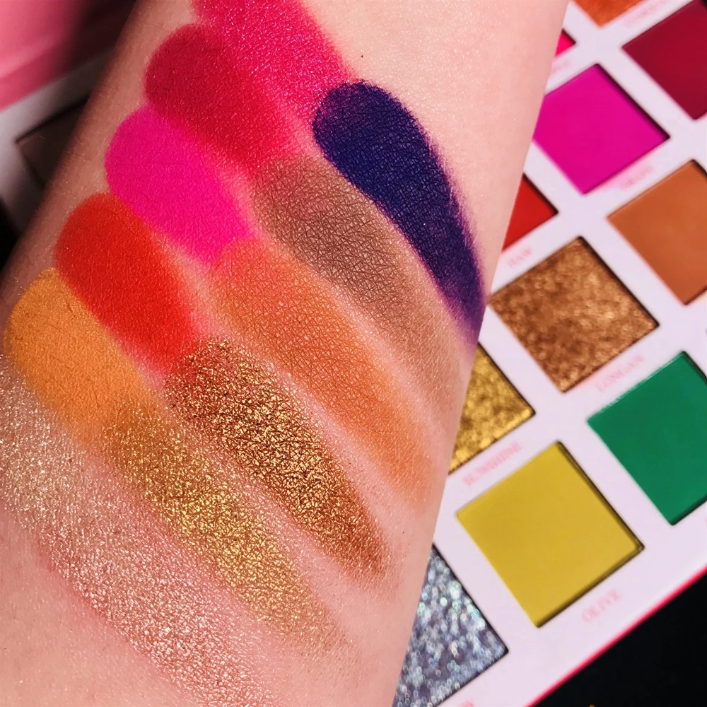 Палетка теней для век UCANBE 30 цветов мерцающие матовые тени |