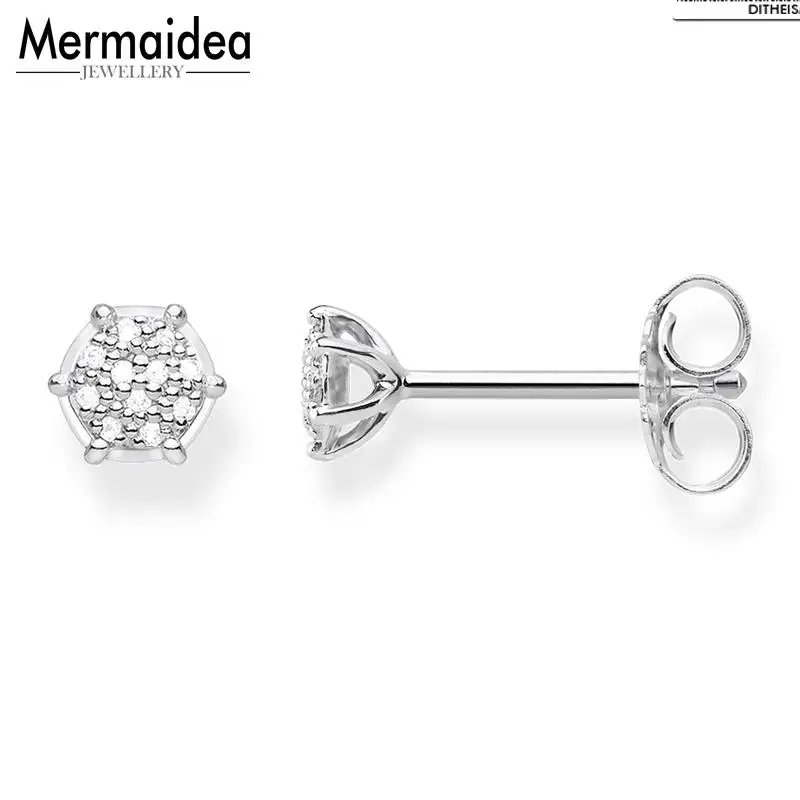 Круглые серьги гвоздики новинка 2020 Модная бижутерия классическое посеребренное