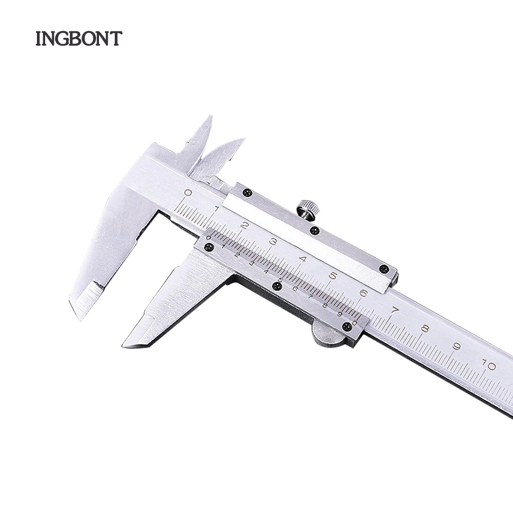 

INGBONT 0-150mm 0-200mm Metal Calipers Stainless Steel Calipers Parallel Marking Vernier Caliper Marking Gauge Tool Scriber