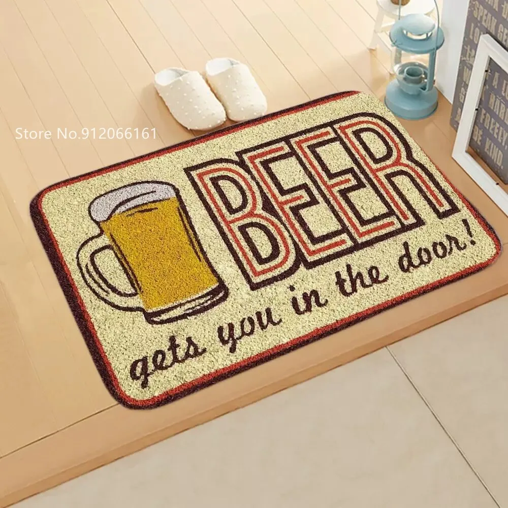 

Retro Proverbs Floor Mat For Bedroom Living Room Floor Rug Kitchen Doorway Floor Carpet 3D Print 40*60 cm 50*80cm Doormat Decor
