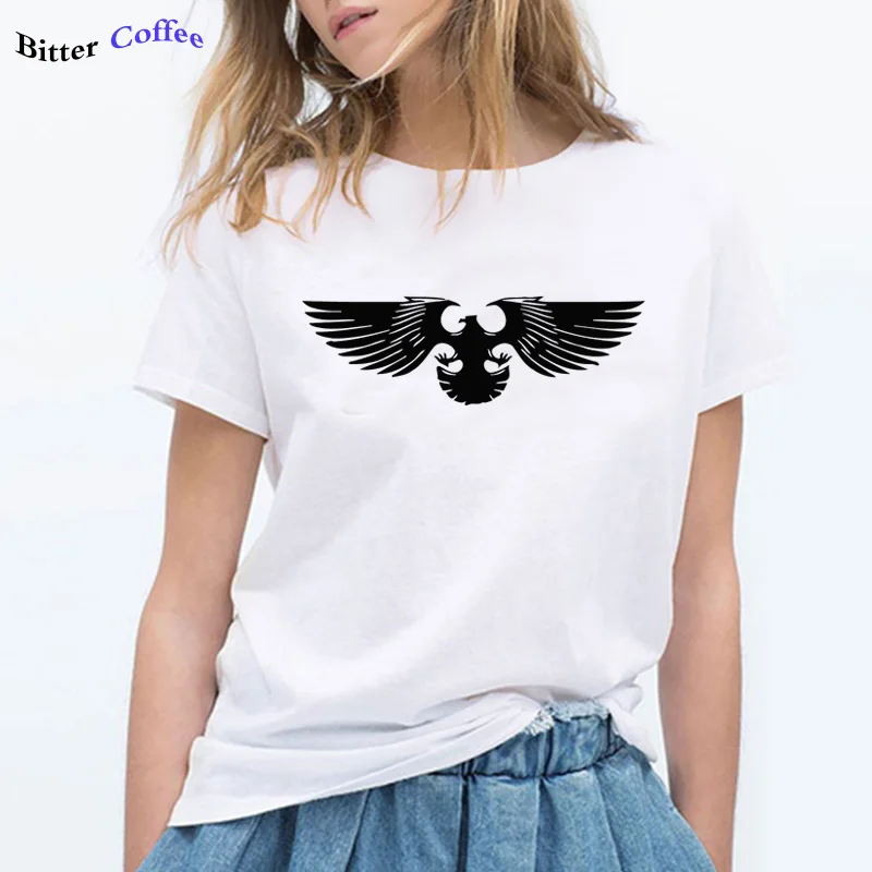 Новая женская модная повседневная футболка с коротким рукавом и круглым вырезом