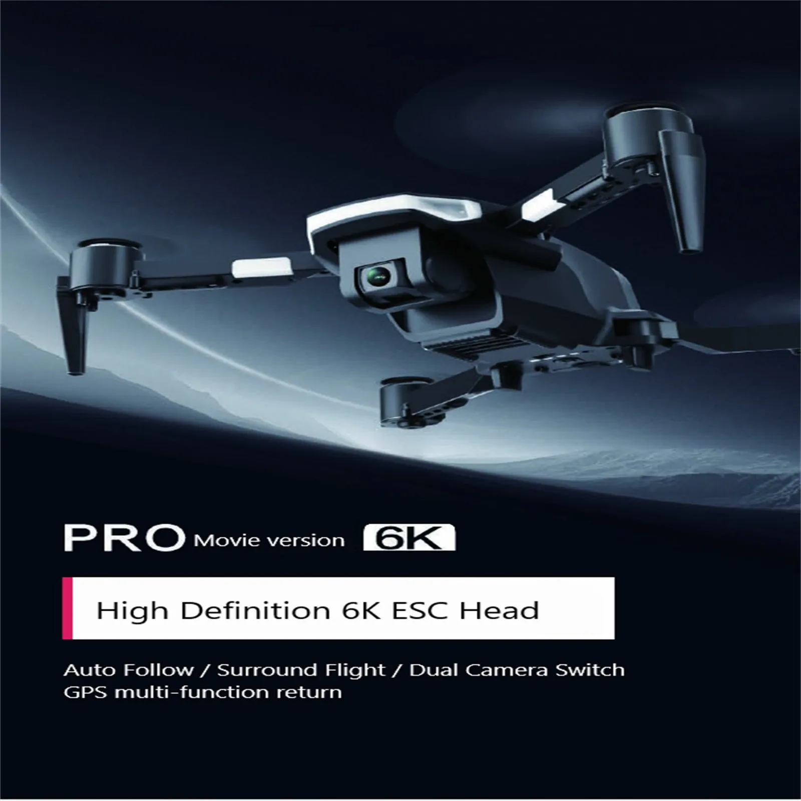 

Новый Дрон M21Drone 6k Hd Gps с одной кнопкой возврата Дрон с двойной камерой с дистанционным управлением Φ Wifi Fpv Бесщеточный Дрон с длительным срок...