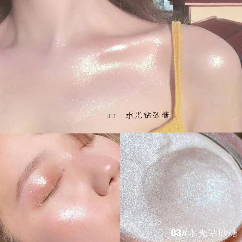 Summer Highlighter Facial Bronzers Palette Shimmer Pink Powder Makeup Glow Face Contour Illuminator Highlight Pallet Cosmetics | Красота и