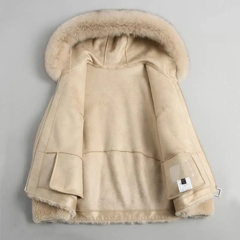 Новинка 2019 зимнее женское Свободное пальто из натурального Лисьего меха с