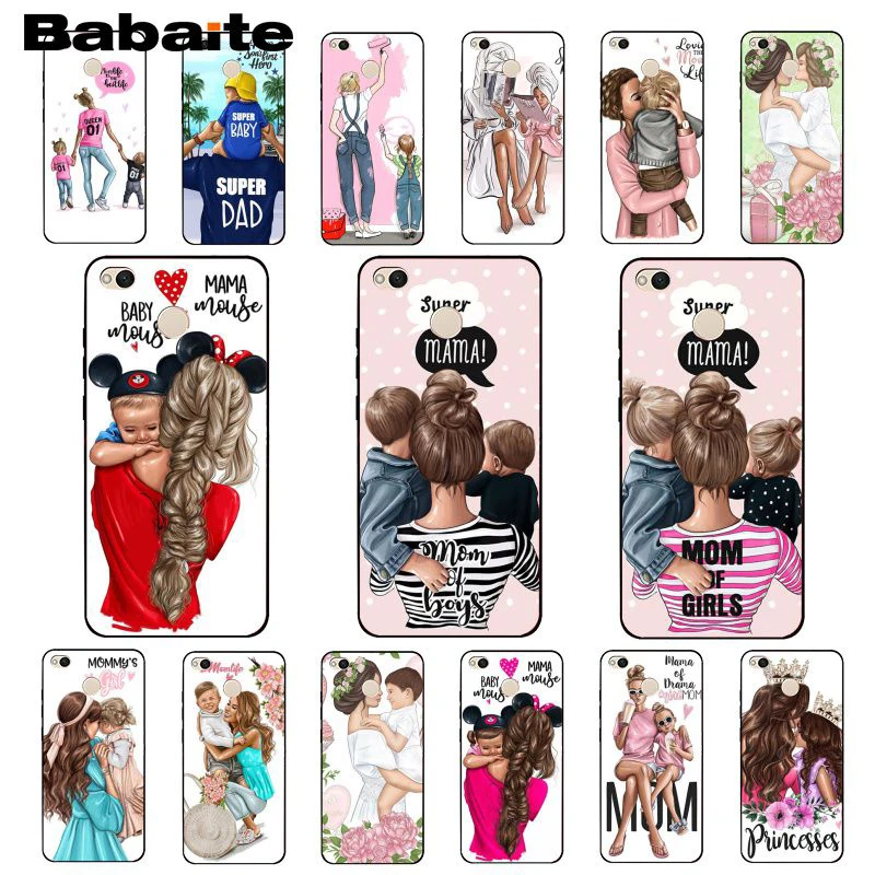 Черно коричневые волосы Babaite для мамы дочери девушки сына папы телефонная