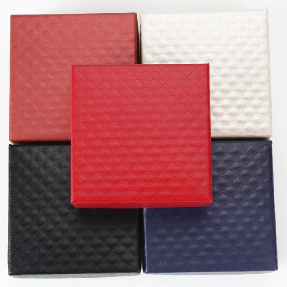 50 шт. коробка для кольца сережек Органайзер хранения ювелирных изделий чехол