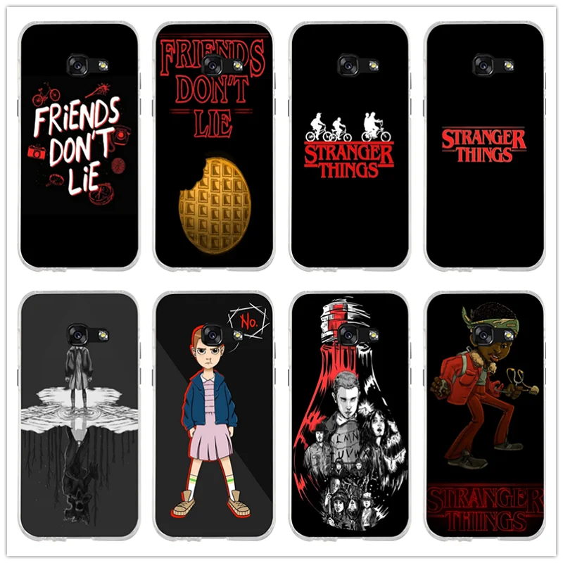 Мягкий Силиконовый ТПУ Прозрачный мобильный телефон Stranger Things чехлы для Samsung Galaxy A3