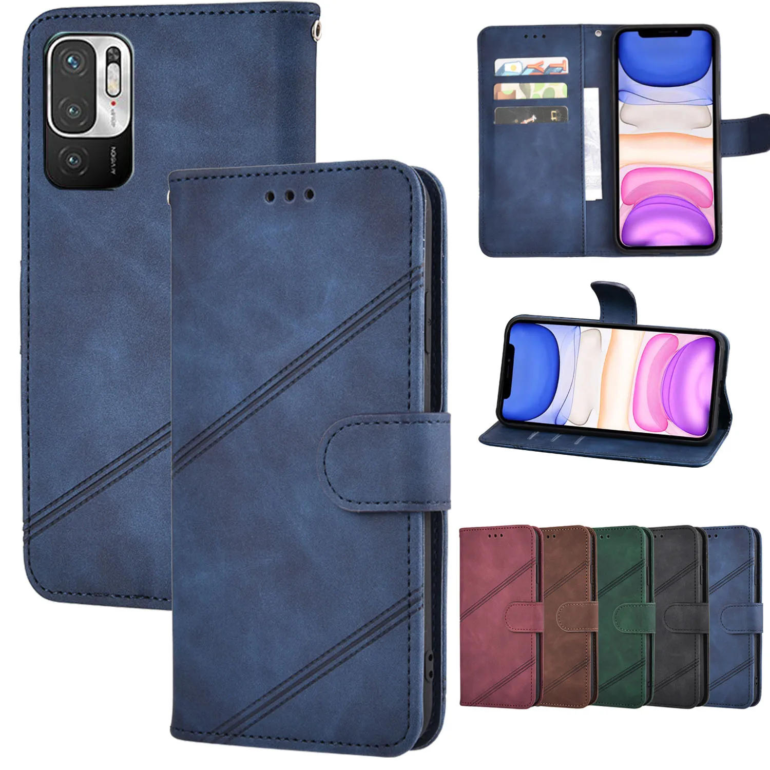 Flip Leather Wallet Case For Highscreen Power Five Max 2 Back Coque Easy XL Pro Cover Funda Bags | Мобильные телефоны и