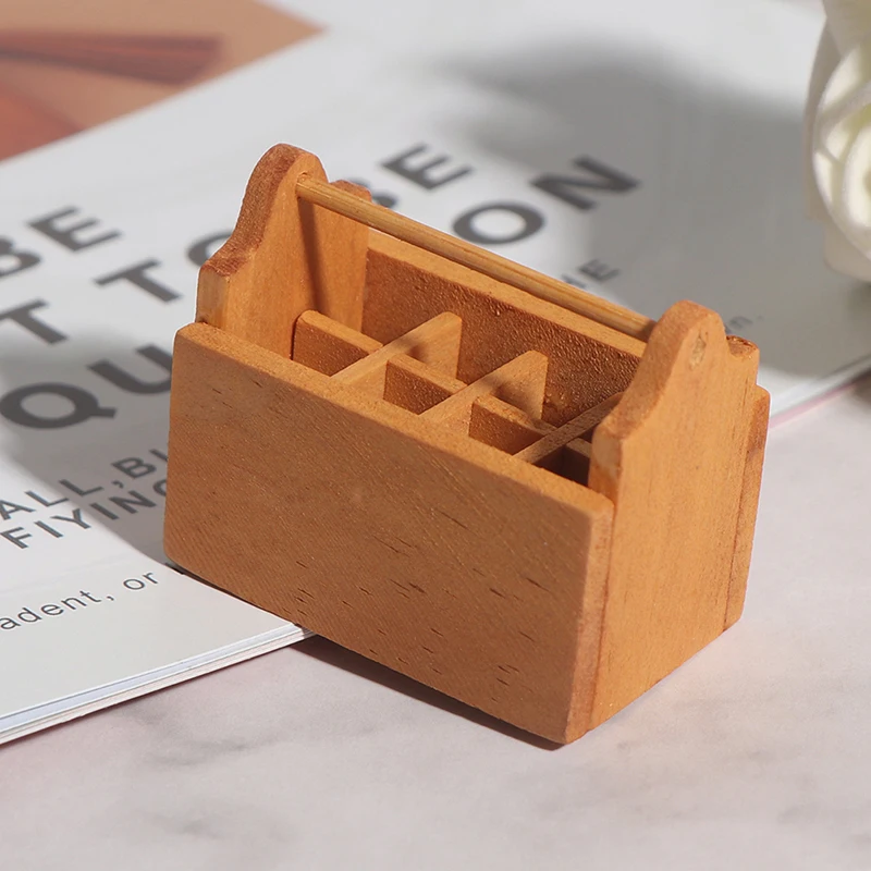 Миниатюрная модель ящика для инструментов в стиле ретро игрушки украшения