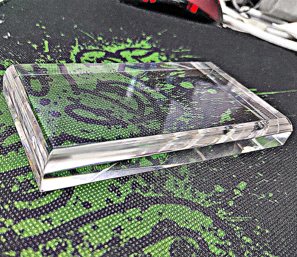 Прозрачная акриловая подставка для одной руки емкостной механической