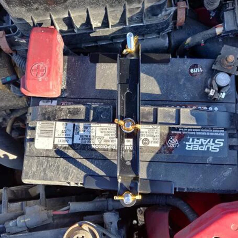 

Регулируемый держатель аккумулятора для автомобиля, держатель с регулируемым стабилизатором и металлическим кронштейном