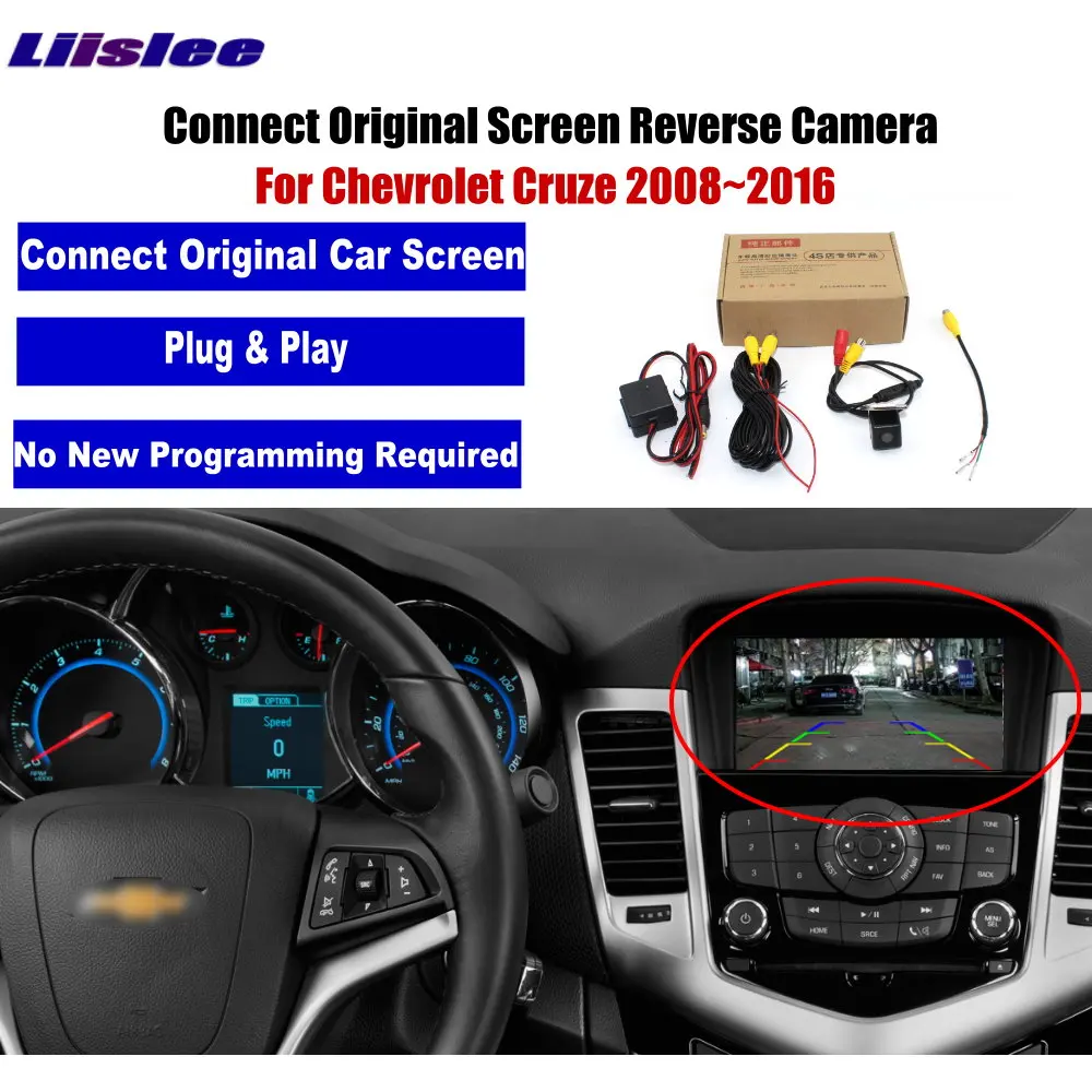 Автомобильная камера заднего вида для Chevrolet Cruze 2008 ~ 2016 совместимая с оригинальным