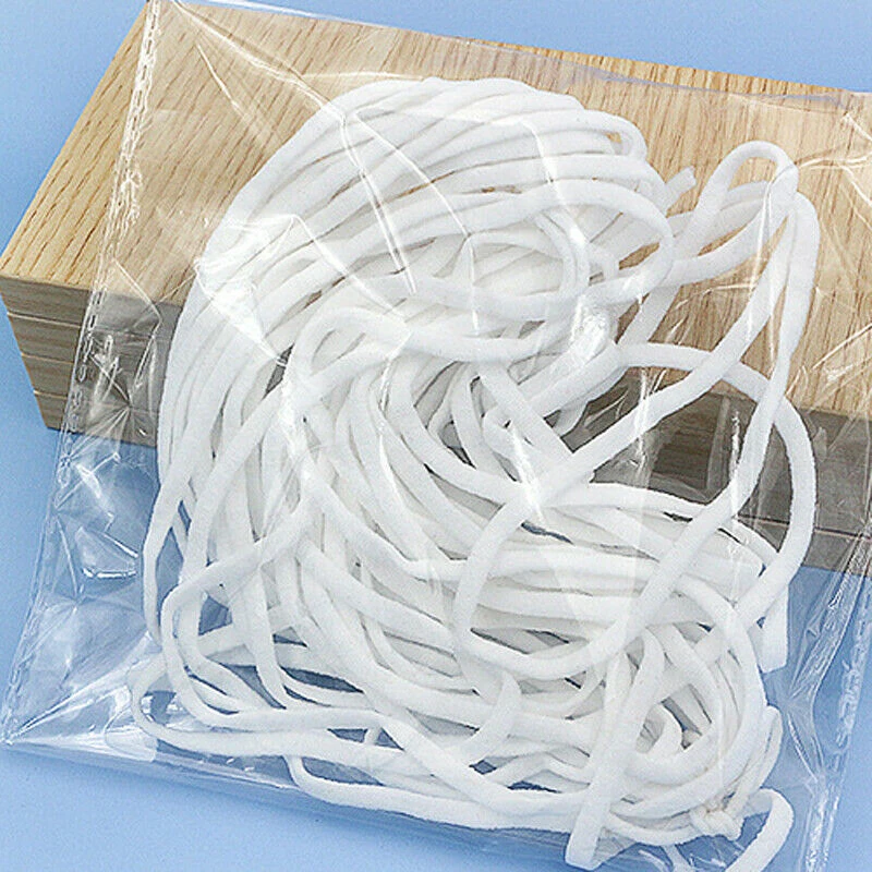 Круглый эластичный шнур 20 м 3 мм белая нить волоконная промежность инструмент