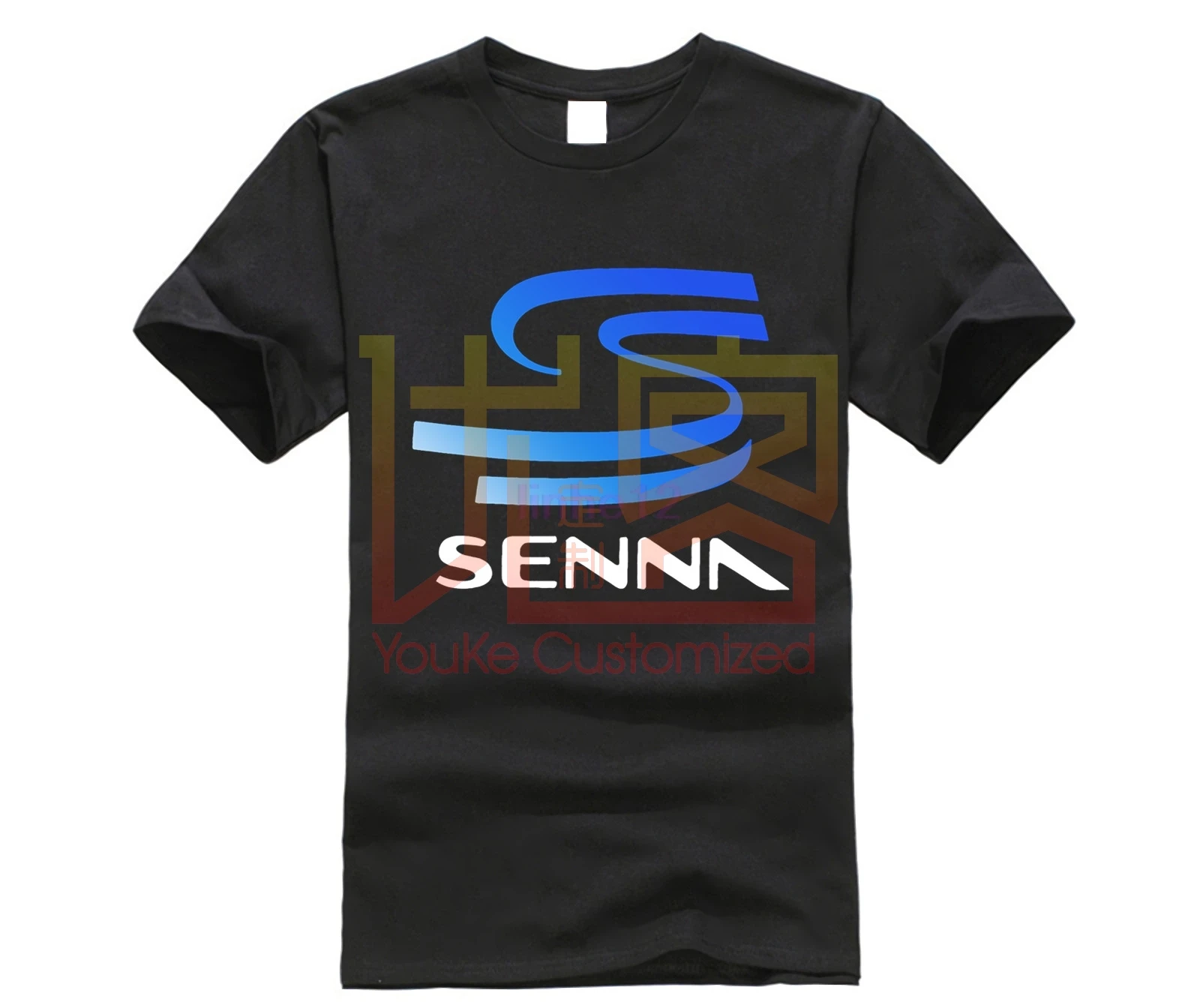 Мужская футболка HERO F1 AYRTON SENNA из хлопка с коротким рукавом Homme большой размер Camiseta