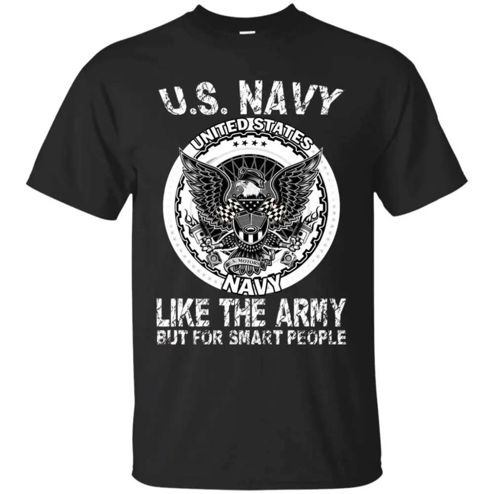 

2019 Fashion Cotton O Neck Tops Free Shipping Us Navy Like Other Us Army Custom Motor Mechanic Us Navy Tee Men T-Shirts