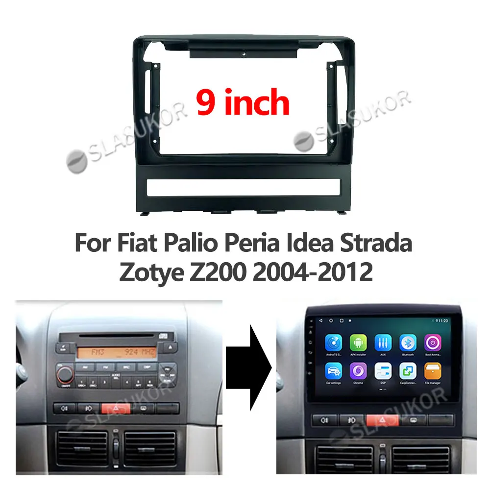 Магнитола на Android для Fiat Palio Автомобильная 2DIN с электропроводкой и мультимедийным