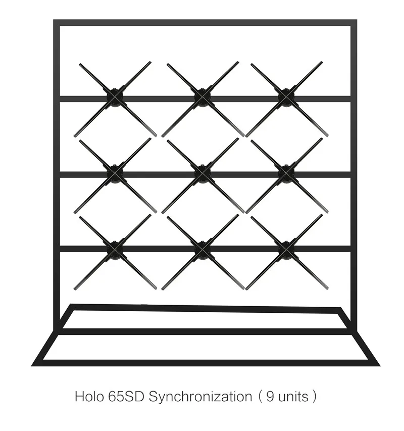 3d голограммовая стена для рекламы мероприятий и выставок по индивидуальному