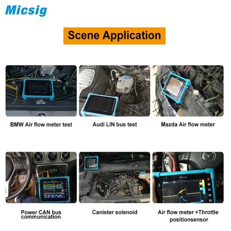 Портативный осциллограф зажигания диагональю 2021 дюйма и частотой 100 МГц - купить