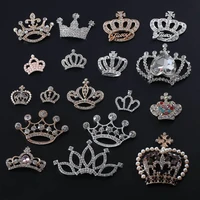 5pcslot imperial crown metal alloy buttons snap buttons for phone case decoration diy materials wedding decoration bag buttons