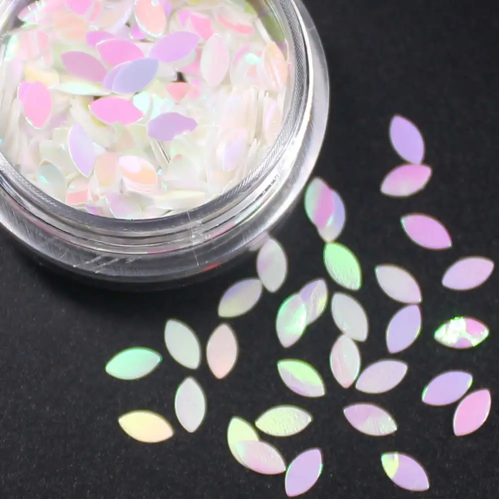 1 шт. 12 Ccolors DIY лист форма акриловый порошок гель лак для ногтей украшения для дизайна ногтей хрустальный Маникюр профессиональные аксессуары для ногтей - Цвет: 20
