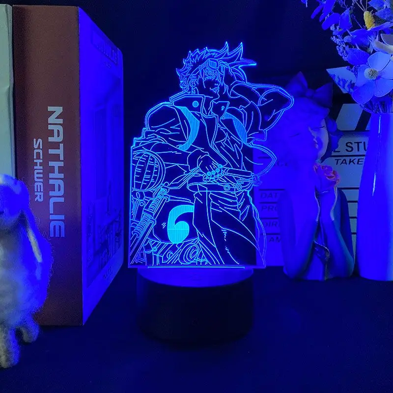 

Anime 3D Lamp Illusion Night Light Bedroom Home Decoration Baby Gifts Holiday Christmas Romantic Atmosphere Lights Manga Figures