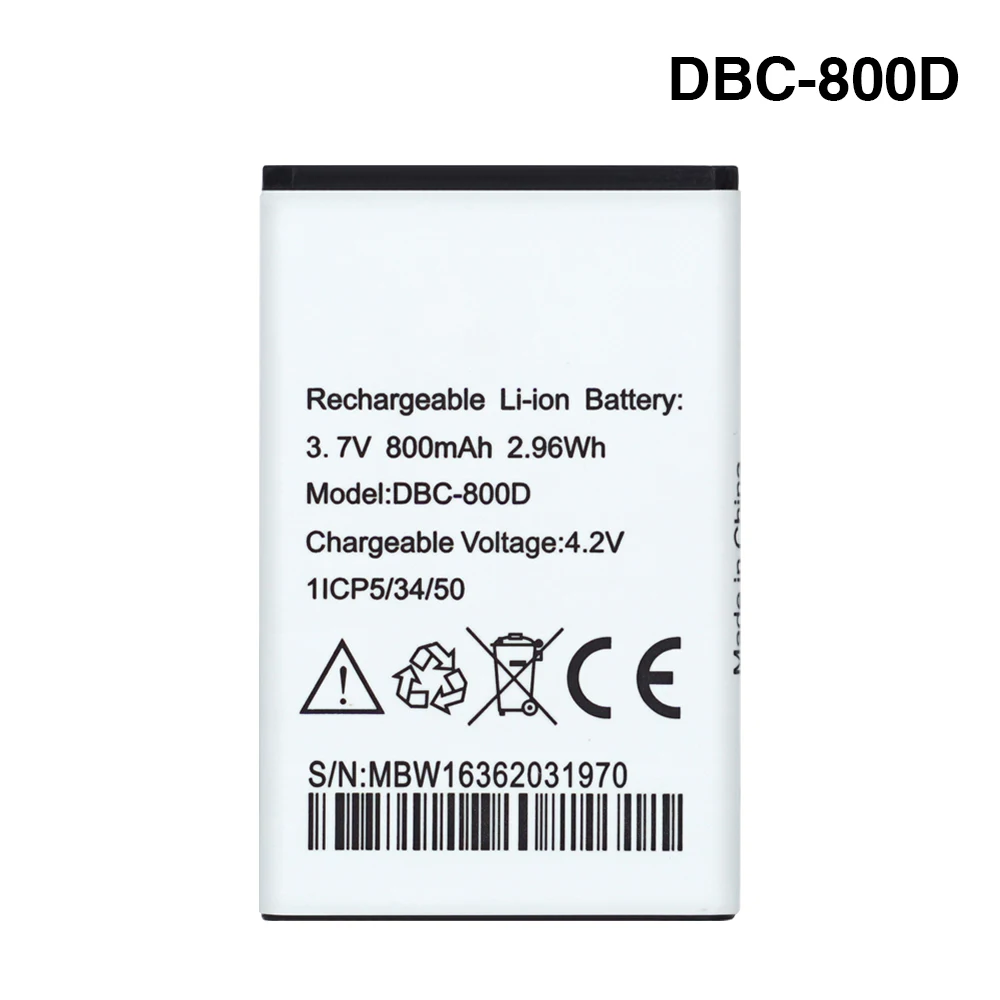 Новый 800 мА/ч DBC-800d высокое качество Батарея для Doro 500 506 508 509 510 515 сотовый телефон |