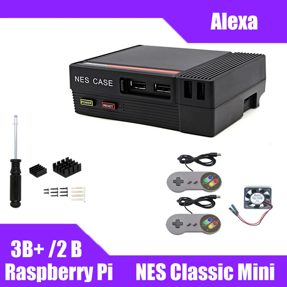 Мини Чехол NESPI для Raspberry Pi 3 2 B и NES Classic Mini RetroPie 3/2/B +|Аксессуары демонстрационных