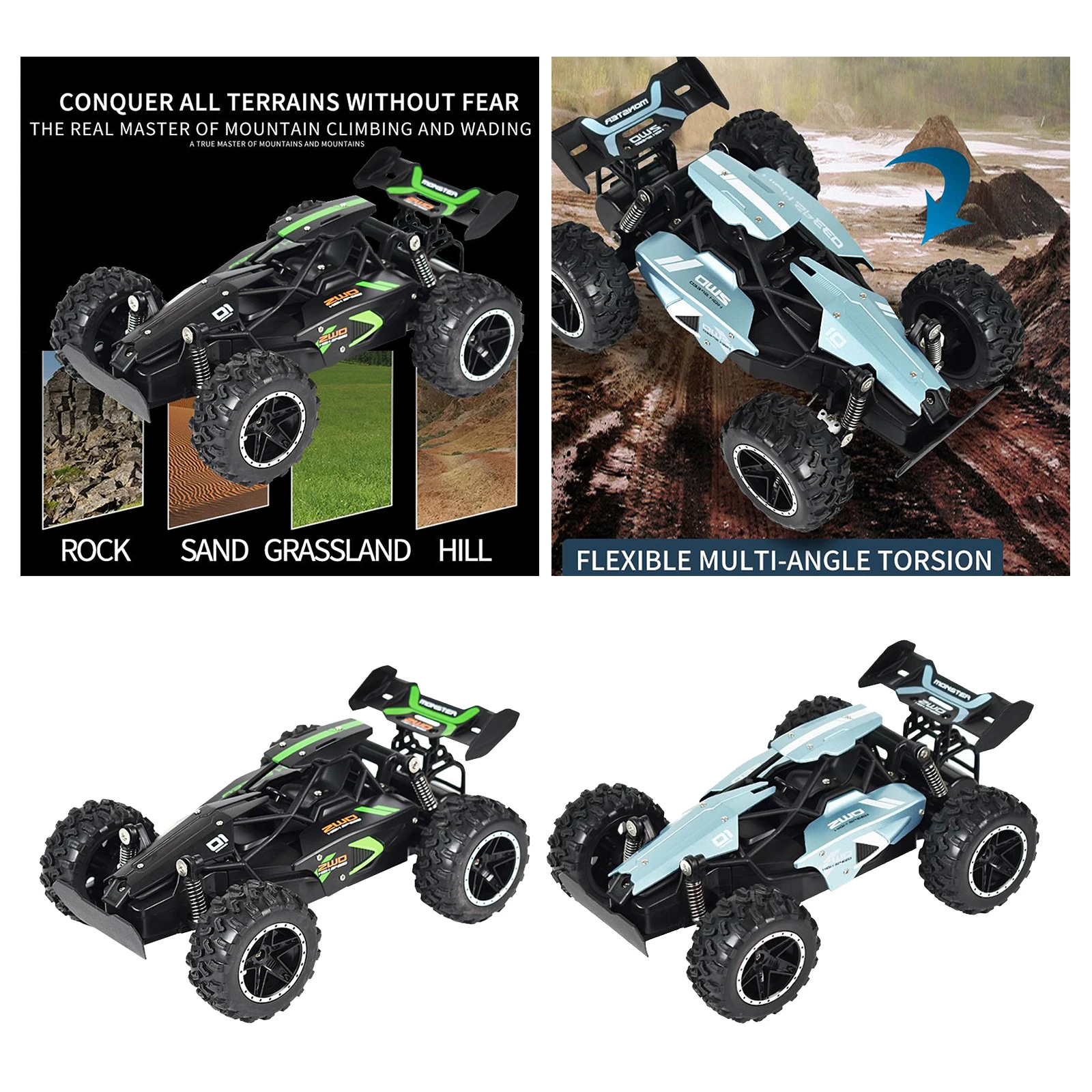 

RC Car 1/18 2.4GHz Scale Racing Car 4WD Plastic Remote Control Car