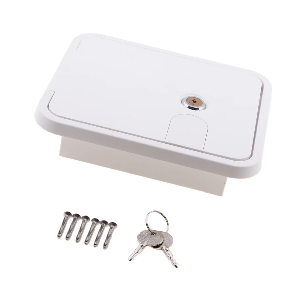 

RV Caravan Marine Access Hatch Mini Door Great Wall Line Cord Outlet Hole